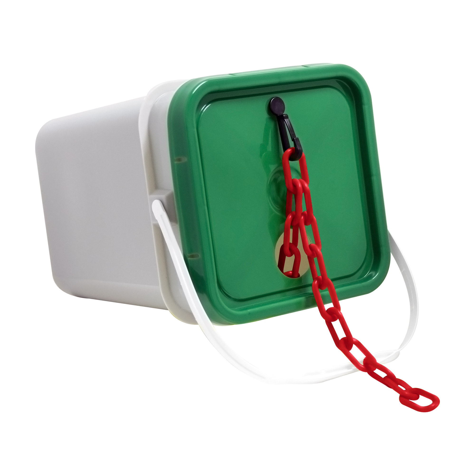 Mr. Chain Plastic Safety Chain — 2in. x 160ft., Red, UV Resistant, Model# 50005-P